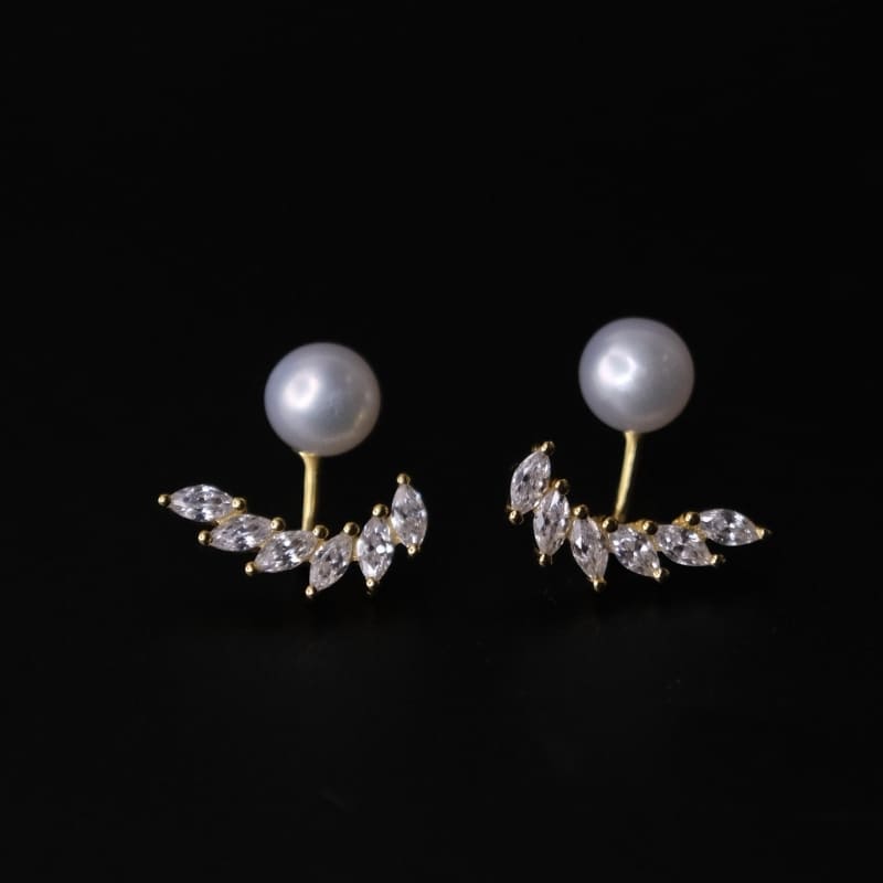 dual-suvdan-eemeg Хоёр Янзаар Зүүх Сувдан Ээмэг - Image 4