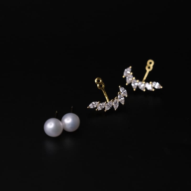 dual-suvdan-eemeg Хоёр Янзаар Зүүх Сувдан Ээмэг - Image 3