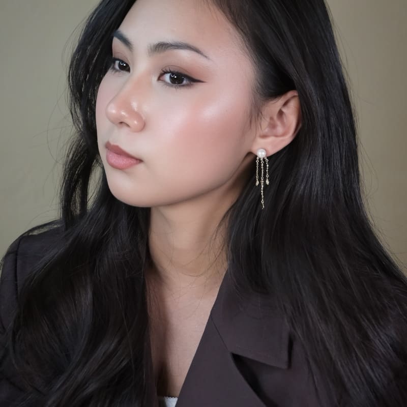 21-omi-suvdan-eemeg-model Гинжин Унждаг Сувдан Ээмэг - Image 3