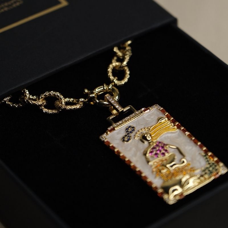 omi-nec-box-mer Лусын Дагина Зүүлт - (Mermaid Golden Necklace) - Image 3