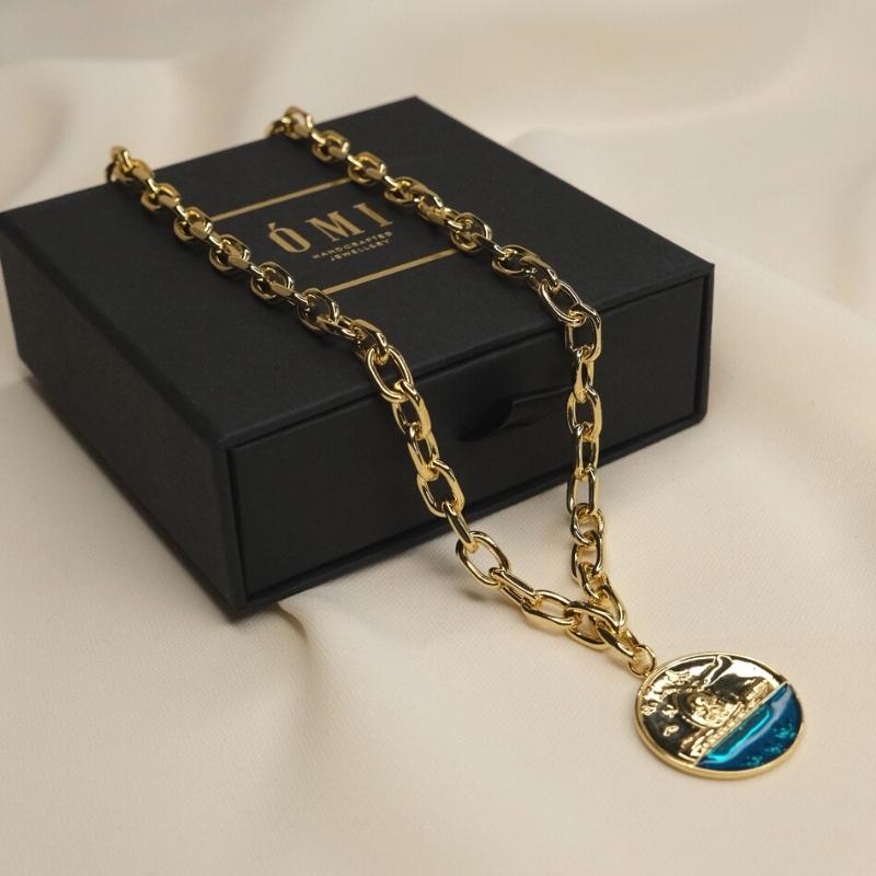 Sea-necklace2 Voyage - 18К Алтан Бүрмэл Зүүлт - Image 3