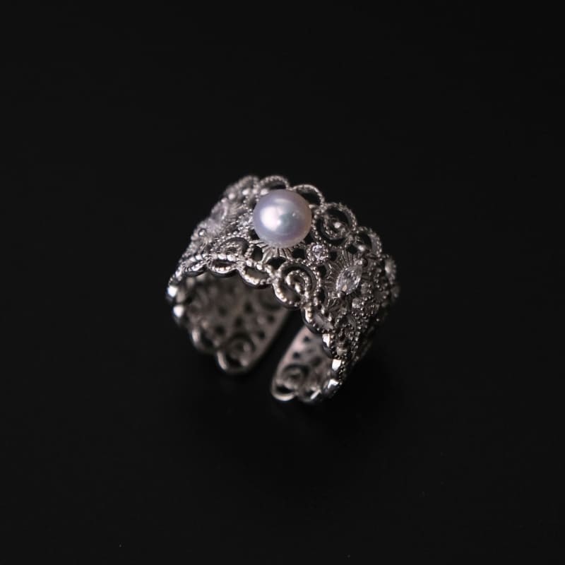 fancy-ring-omi Queen’s Whisper - Сувдан Бөгж - Image 1