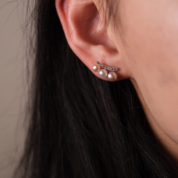 3 өнгийн сувдтай ээмэг