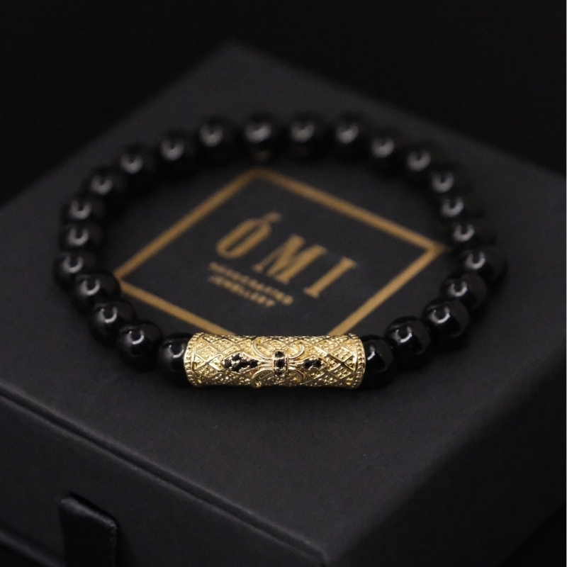 omi-brc-27 Оникс Чулуу Бугуйвч - Image 1