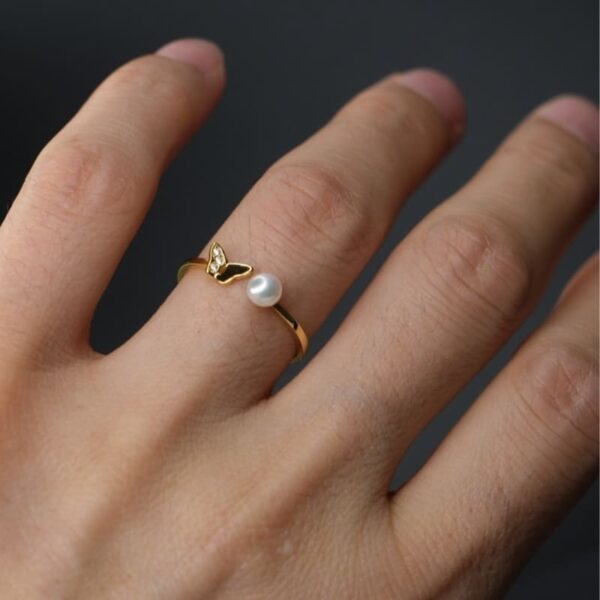 шаргал өнгийн сувдан бөгж