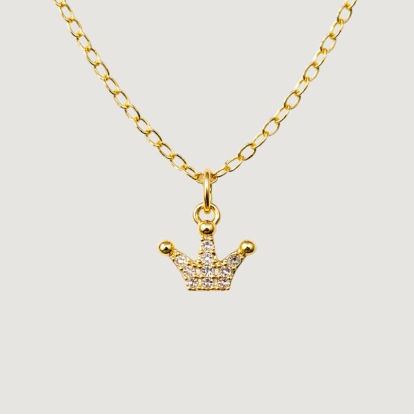 Титэм Зүүлт - 18К Алтан Бүрмэл (Crown Necklace)
