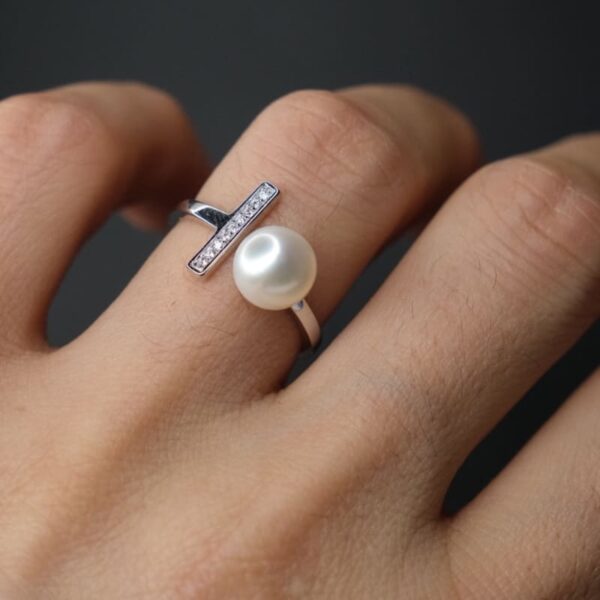 цагаан сувдан бөгж